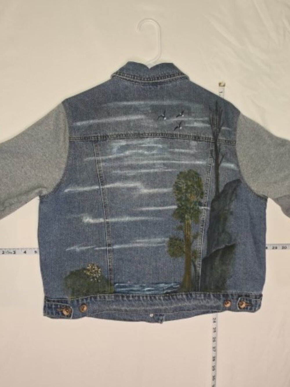 Denim jacket, original art